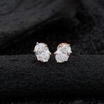The Essential Oval Solitaire Stud Earrings