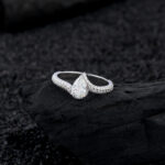 Celeste Pear Diamond Ring