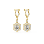 Florence Scalloped Pavé Drop Earrings - Image 4