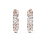 Elara Sculpted Mosaic Hoop Earrings