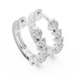 Eternal Devotion Heart-Shape Hoops - Image 8