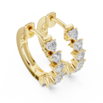 Eternal Devotion Heart-Shape Hoops - Image 5