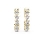 Eternal Devotion Heart-Shape Hoops - Image 4