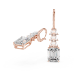 Heritage Emerald-Step Statement Earrings - Image 3