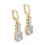 Heritage Emerald-Step Statement Earrings - Image 5