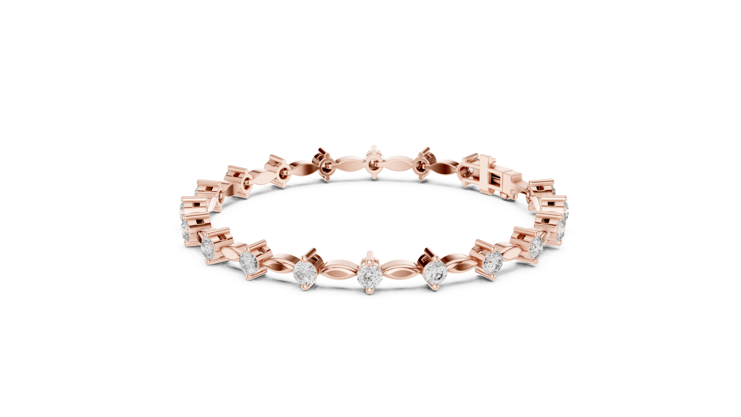 AK50101-01@R-#viwe1 The Sculpted Lumina Round Bracelet - Image 1