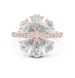 Eternal Bloom Pear Diamond Statement Ring