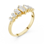 Lumière Divine Gold Anniversary Ring - Image 5