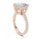 The Adore Heart Diamond Pavé Band Ring - Image 2
