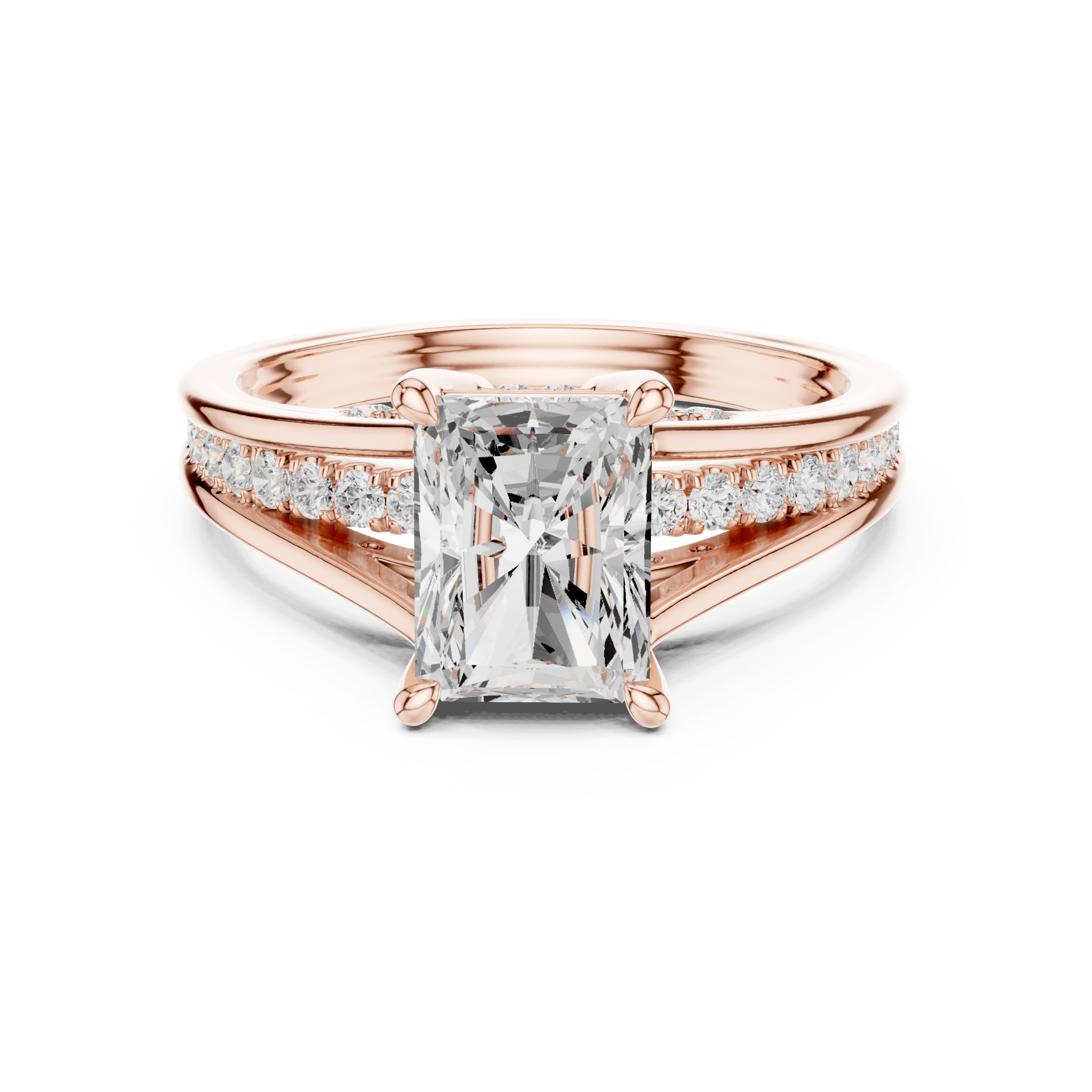 DDLR-253 - R00844-RA-02@R-#viwe4 The Ethereal Channel-Set Radiant Ring - Image 1