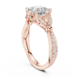 The Seraphina Princess Cut Cathedral Ring - Image 2