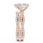 Infinite Devotion Heart Shaped Wedding Set - Image 3