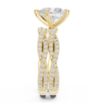 Infinite Devotion Heart Shaped Wedding Set - Image 6