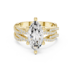Lumière Divine Marquise Cut Bridal Set - Image 4