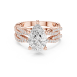 Eternal Majesty Pear Pavé Bridal Suite