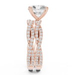 The Majestic Round Brilliant Bridal Set - Image 3