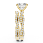 The Majestic Round Brilliant Bridal Set - Image 6