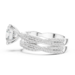 The Majestic Round Brilliant Bridal Set - Image 10