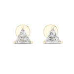 Trilliant Starburst Solitaire Earrings - Image 4