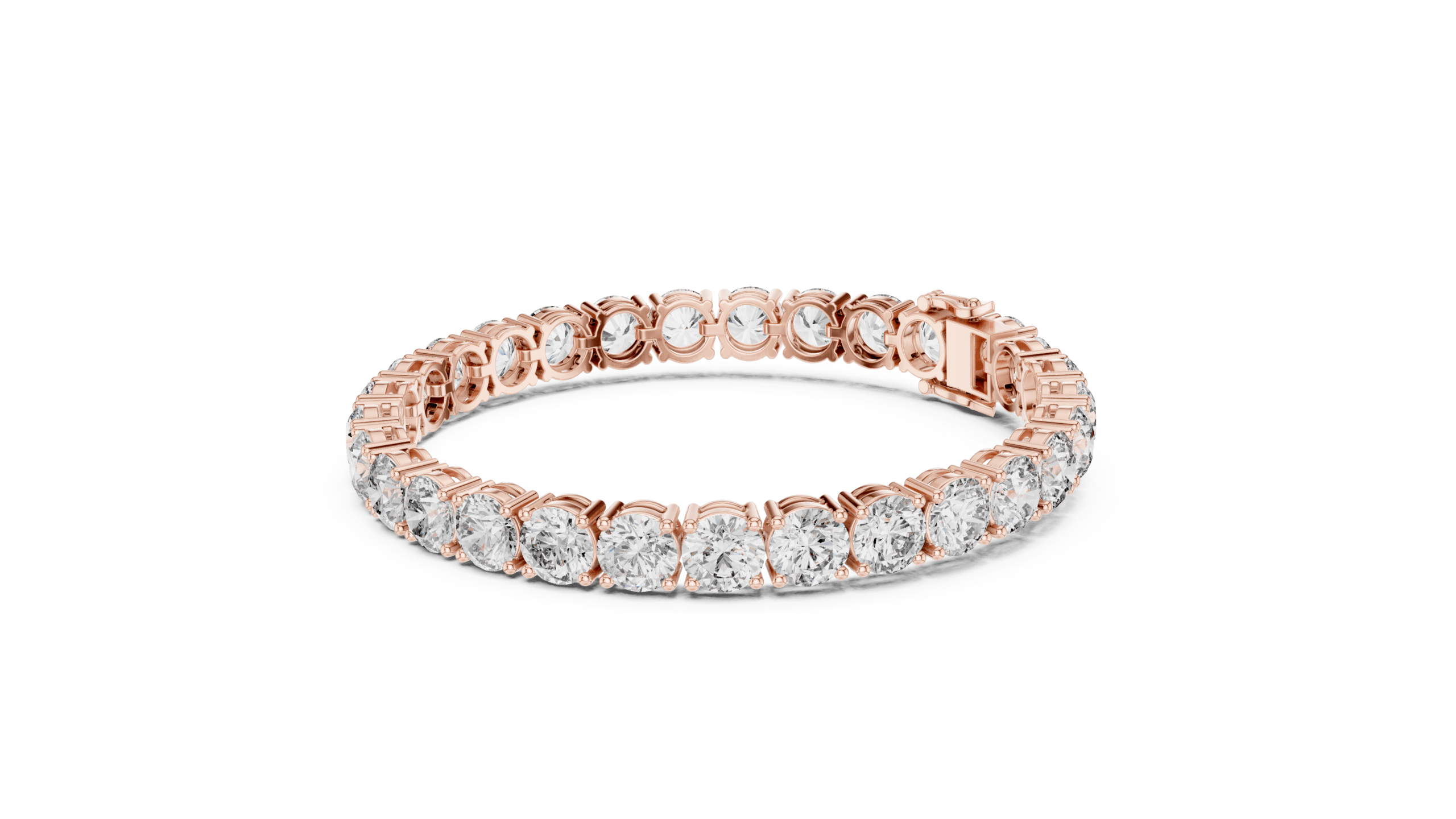 FBR0095-2 (1)-01@R-#viwe1 The Round Brilliant Tennis Bracelet - Image 1