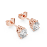 Florence Elegant Dewdrop Diamond Studs - Image 2