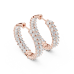 Florence Radiant Marquise Wreath Hoops - Image 2