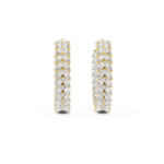 Florence Radiant Marquise Wreath Hoops - Image 4