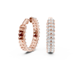 Florence Radiant Marquise Wreath Hoops - Image 3