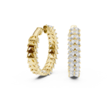 Florence Radiant Marquise Wreath Hoops - Image 6