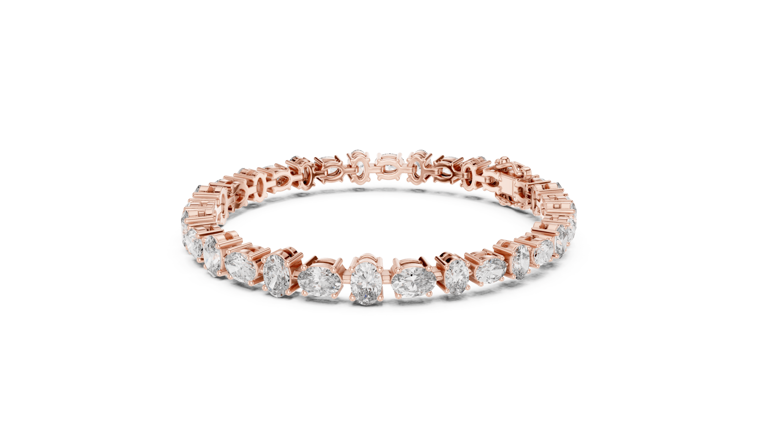 GLBR-0047-01@R-#viwe1 Oval-Cut Diamond Eternity Line - Image 1