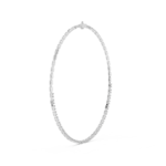 Emerald Diamond Linear Necklace - Image 7