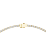 The Seraphina Oval Graduated Tennis Necklace - Image 7