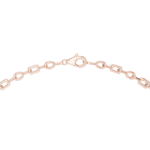 The Mixed Geometric Cut Halo Drop Necklace - Image 3