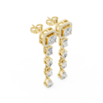 Iconic Fusion Multi-Shape Linear Earrings - Image 5