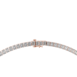 The Classic Emerald Diamond Tennis Necklace - Image 3