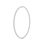 The Classic Emerald Diamond Tennis Necklace - Image 7