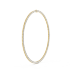 The Classic Emerald Diamond Tennis Necklace - Image 5