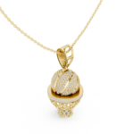 Courtside Luxe Basketball Charm - Image 6