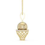 Courtside Luxe Basketball Charm - Image 5