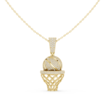 Courtside Luxe Basketball Charm - Image 4