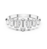 Eternal Radiance Tapered Baguette Statement Ring - Image 7
