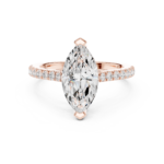 Everlasting Marquise Cut Pavé Ring