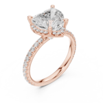 Everlasting Love Heart Cut Halo Ring - Image 2