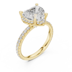 Everlasting Love Heart Cut Halo Ring - Image 6