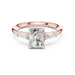 Graceful Allure Radiant Cut Anniversary Ring