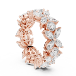 The Infinite Bloom Marquise Floral Band - Image 2