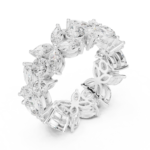 The Infinite Bloom Marquise Floral Band - Image 9