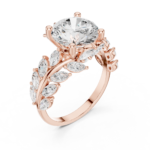 The Ethereal Vine Round Brilliant Ring - Image 3