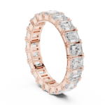 Hallway Emerald Cut Eternity Diamond Ring - Image 2