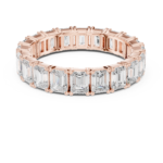 Hallway Emerald Cut Eternity Diamond Ring